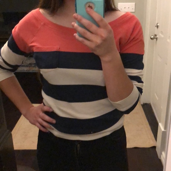 Garage striped long sleeve tee - Picture 1 of 4